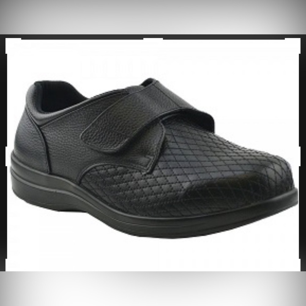 Length11" width Stride Lite Classic Syndney Unisex Diabetic Stretch Leather Shoe